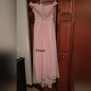 Womens Formal Gown, Blush Pink, Size 8